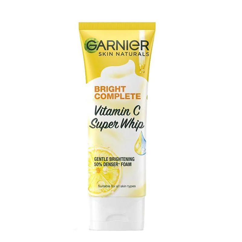 Sữa Rửa Mặt Garnier Bright Complete Vitamin C Super Whip (100ml)